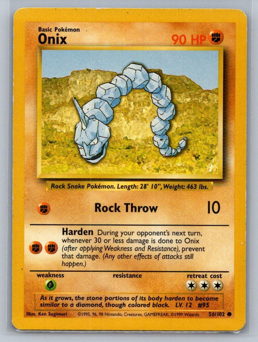 Onix Common 056/102 Base Set LP