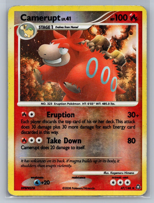 Camerupt Reverse Holo Uncommon 47/146 Legends Awakened MP