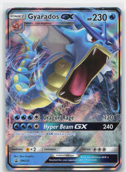 Gyarados GX Holo Promo SM212 SM Promos NM