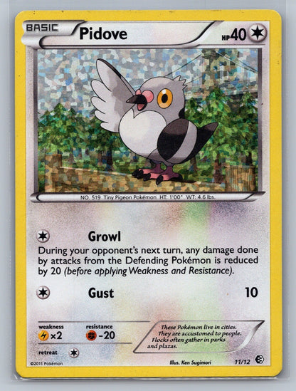 Pidove - 11/12 Holo Promo 011/012 McDonald's Promos 2011 LP
