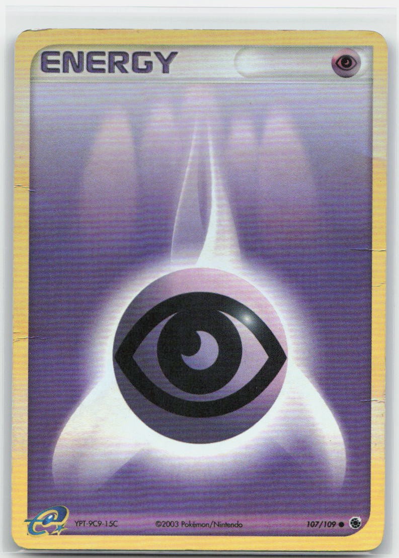 Psychic Energy Reverse Holo Common 107/109 Ruby and Sapphire MP