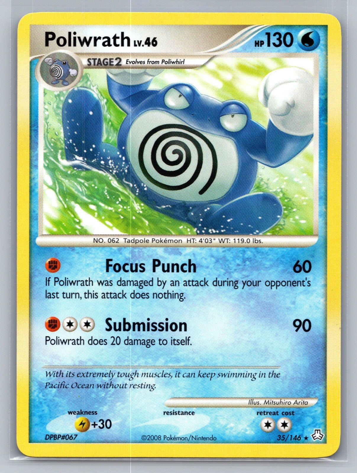 Poliwrath Rare 35/146 Legends Awakened NM
