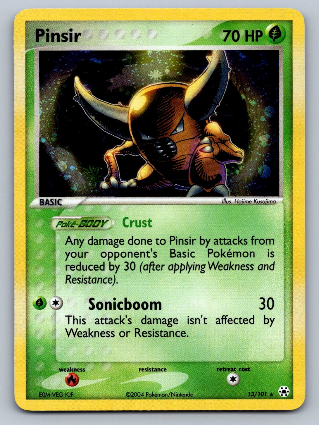 Pinsir 13/101 Grass Hidden Legends NM