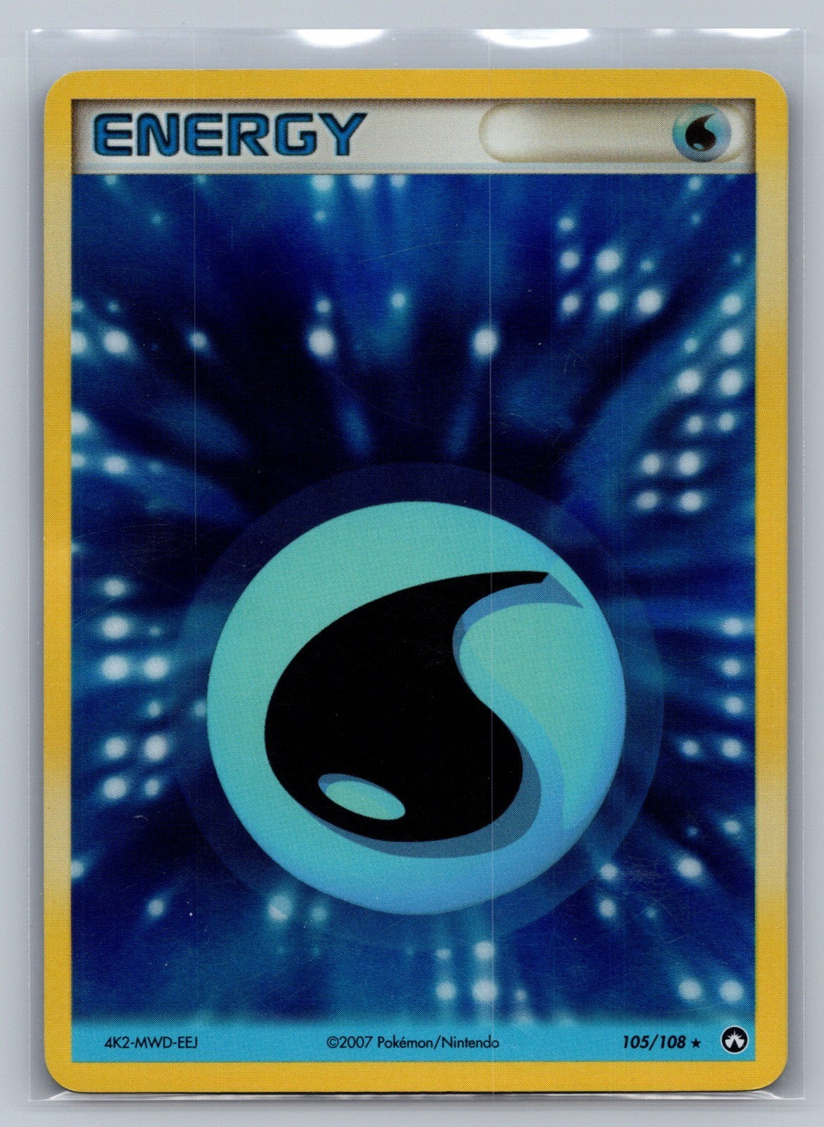 Water Energy Holo Rare 105/108 Power Keepers LP