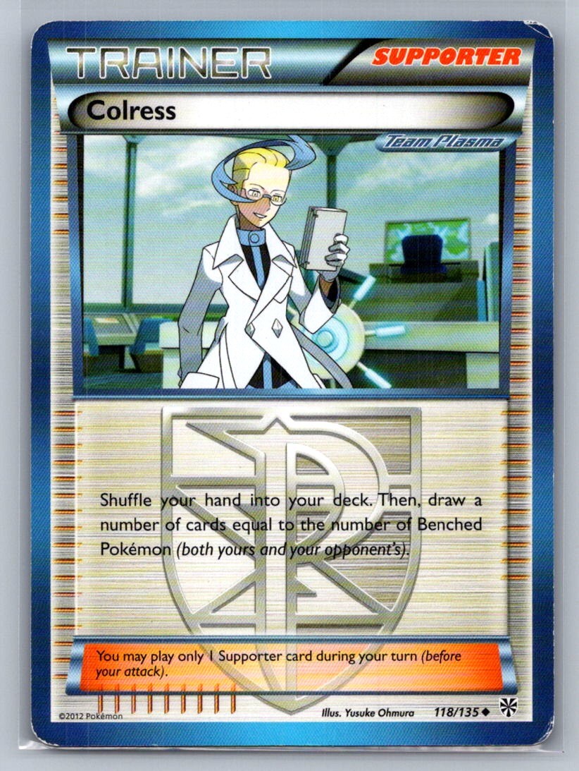 Colress (Team Plasma) Uncommon 118/135 Plasma Storm LP