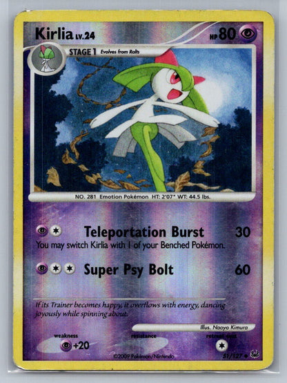 Kirlia Reverse Holo Uncommon 51/127 Platinum MP