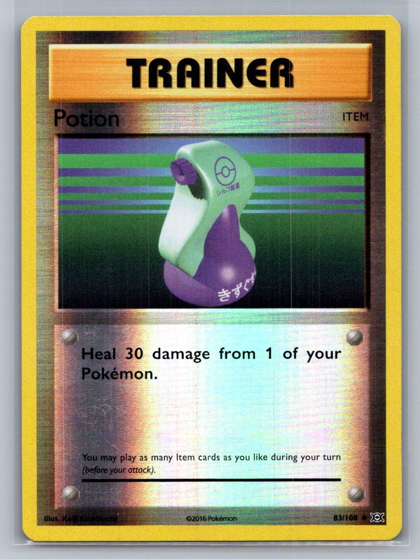 Potion Reverse Holo Uncommon 83/108 XY - Evolutions LP