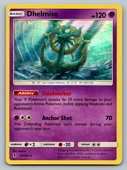 Dhelmise 59/145 Psychic SM - Guardians Rising LP