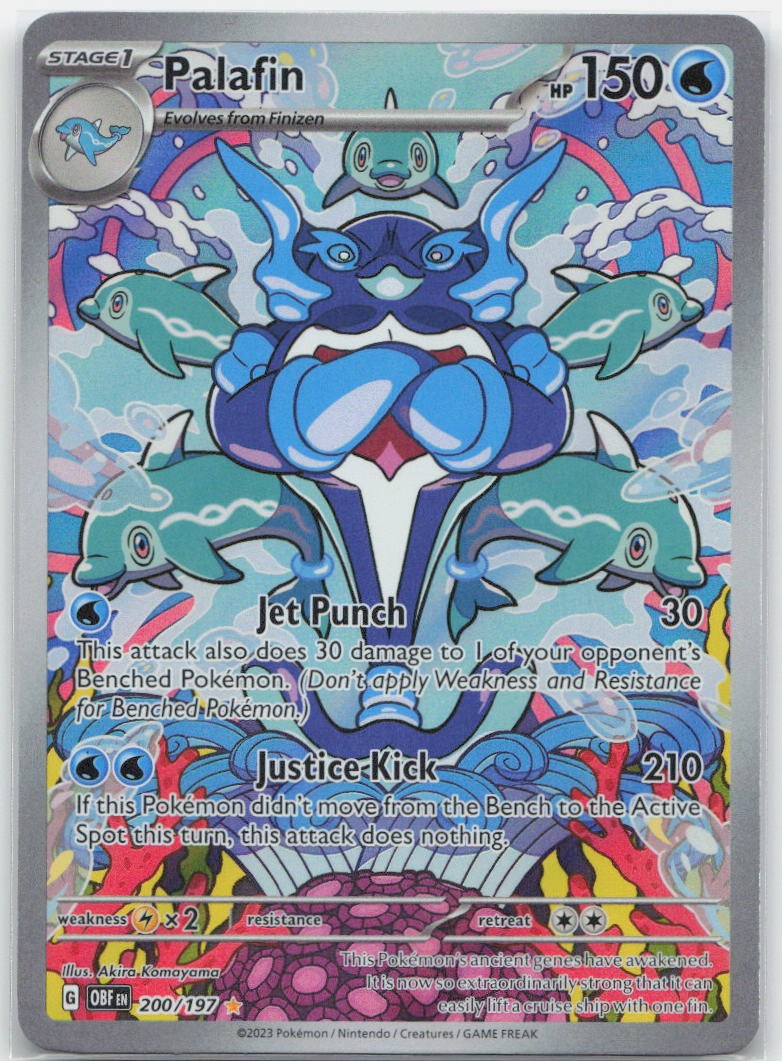 Palafin - Holo Illustration Rare 200/197 SV03: Obsidian Flames NM