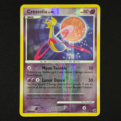 Cresselia LV.48 Great Encounters 2/106 Reverse Holo Rare Pokemon Card MP