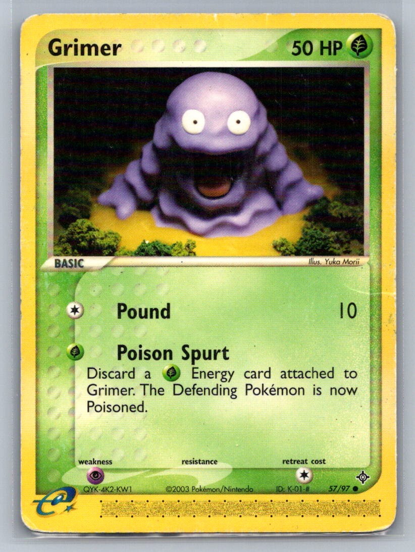 Grimer Common 57/97 Dragon LP