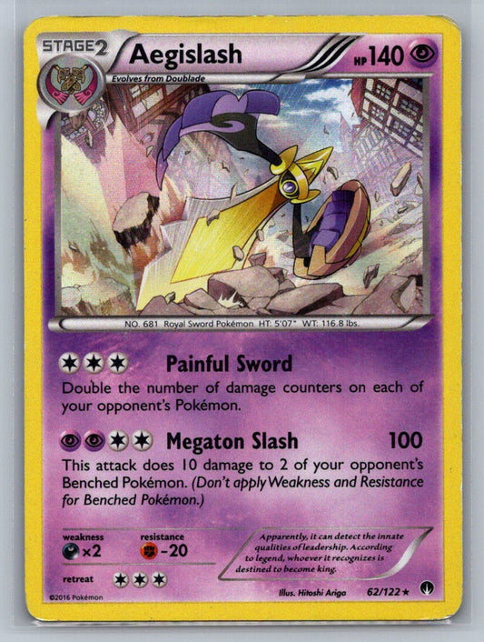 Aegislash Holo Holo Rare 62/122 XY - BREAKpoint LP