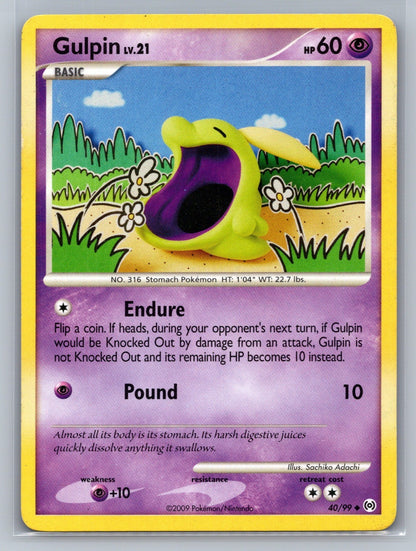 Gulpin (40) Uncommon 40/99 Arceus LP
