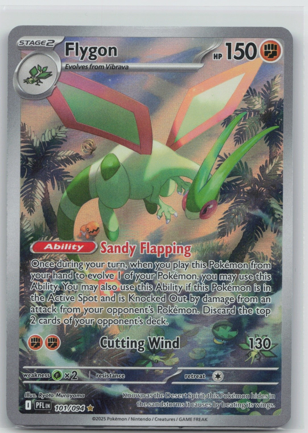 Flygon - Holo Illustration Rare 101/094 ME02: Phantasmal Flames NM