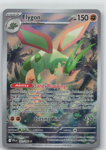 Flygon - Holo Illustration Rare 101/094 ME02: Phantasmal Flames NM