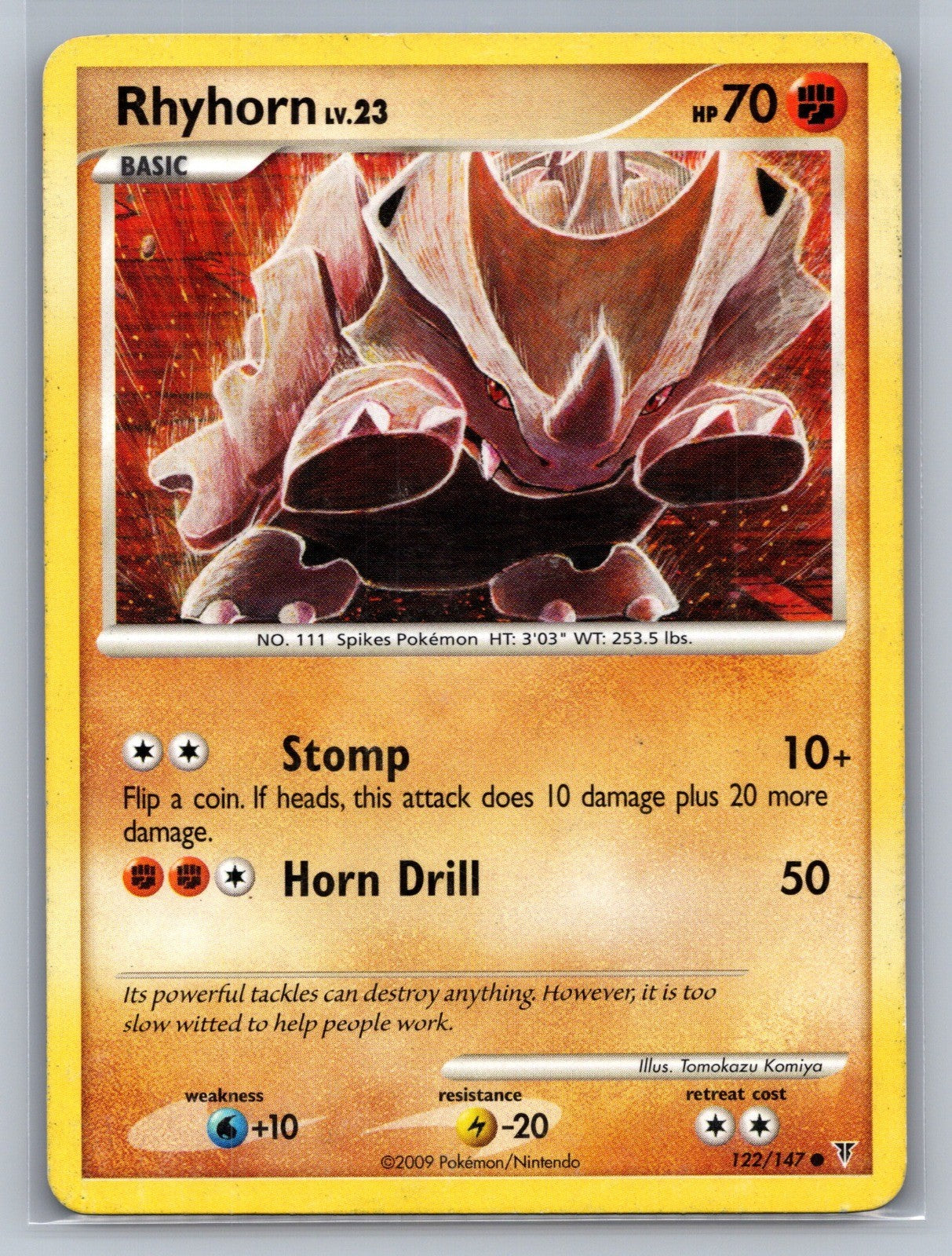Rhyhorn Common 122 Supreme Victors LP