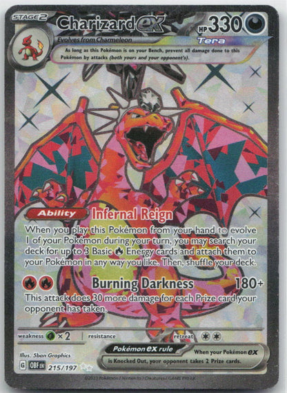 Charizard ex - Holo Ultra Rare 215/197 SV03: Obsidian Flames NM