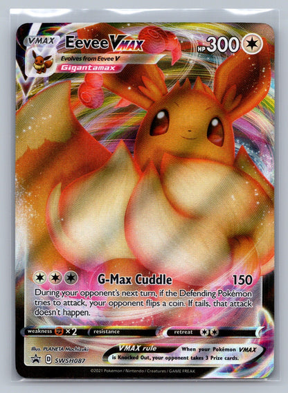 Eevee VMAX Holo Promo SWSH087 SWSH: Sword & Shield Promo Cards NM