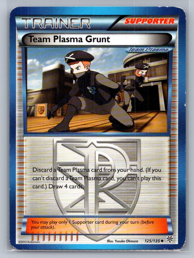 Team Plasma Grunt (Team Plasma) Uncommon 125/135 Plasma Storm LP