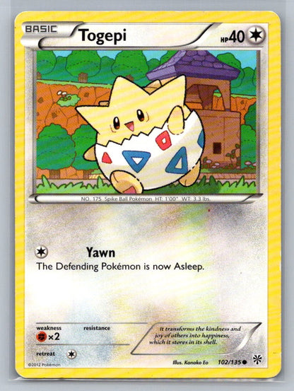 Togepi Common 102/135 Plasma Storm MP