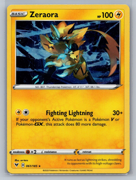 Zeraora - (Cosmos Holo) Holo Rare 061/185 Miscellaneous Cards & Products NM