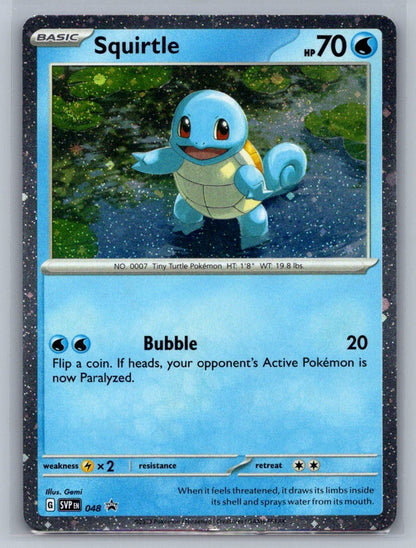 Squirtle - (Cosmos Holo) Holo Promo 048 SV: Scarlet & Violet Promo Cards NM