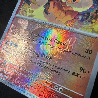 🔥 Flareon 13/131 – Prismatic Evolutions Pokeball Holo Pokemon Cards TCG NM