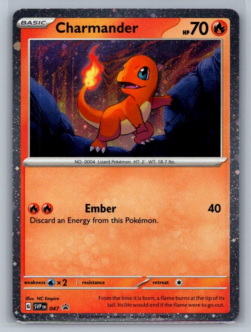 Charmander - (Cosmos Holo) Holo Promo 047 SV: Scarlet & Violet Promo Cards NM