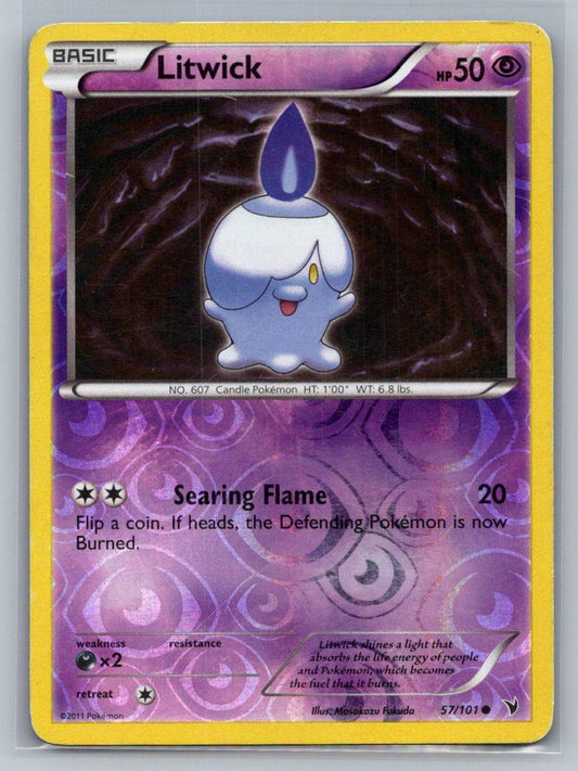 Litwick (57) Reverse Holo Common 57/101 Noble Victories MP