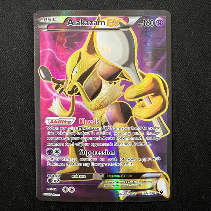 Alakazam EX Full Art 117/124 XY Fates Collide Pokemon Cards TCG LP+