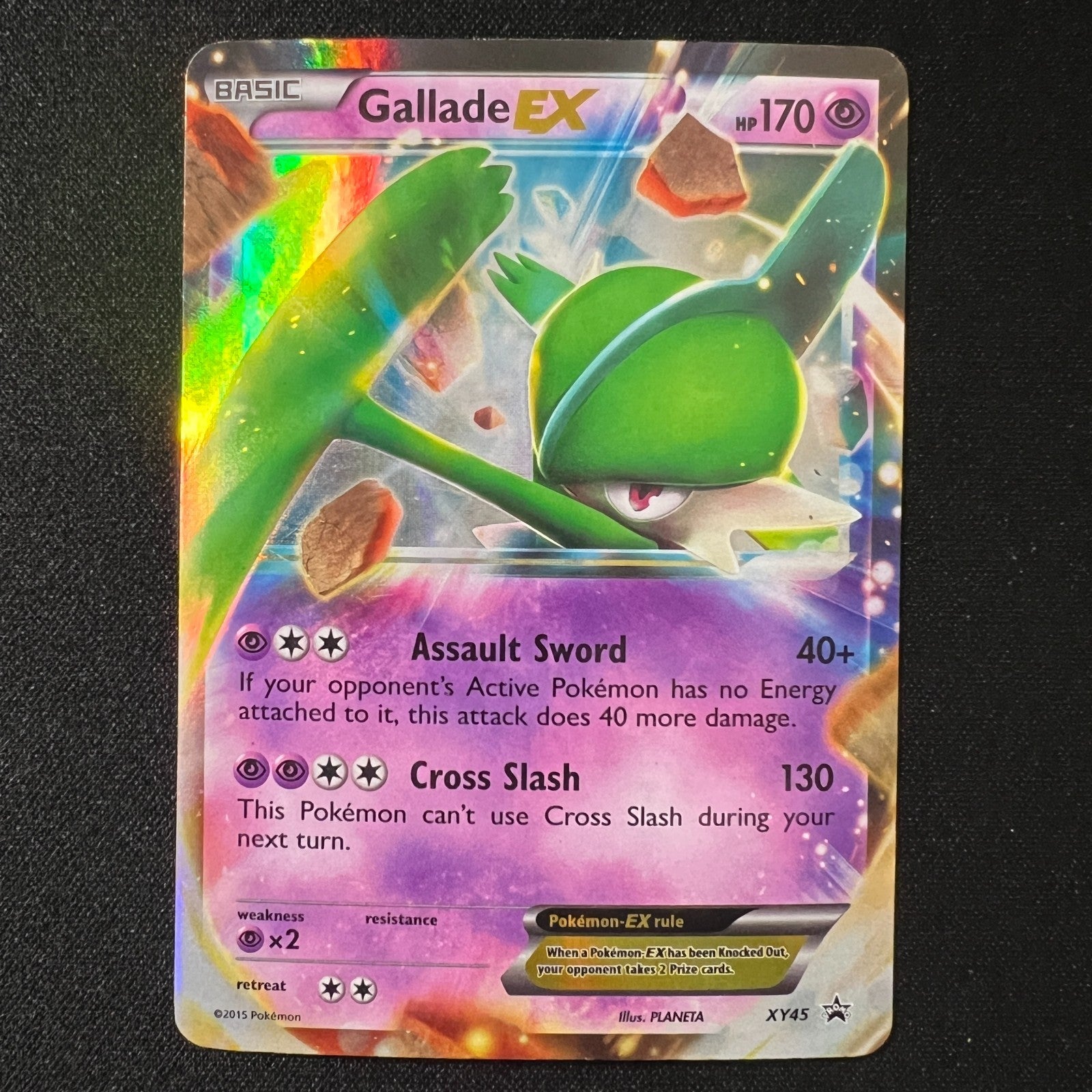 Gallade EX - XY45 – Black Star Promo Ultra Rare Pokemon Cards TCG LP