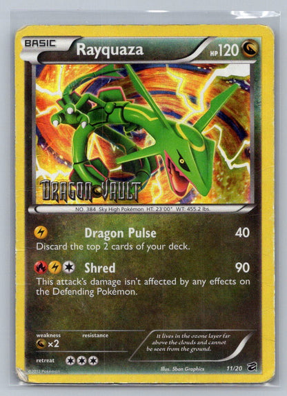 Rayquaza - 11/20 (Dragon Vault) Holo Promo 011/020 Blister Exclusives HP