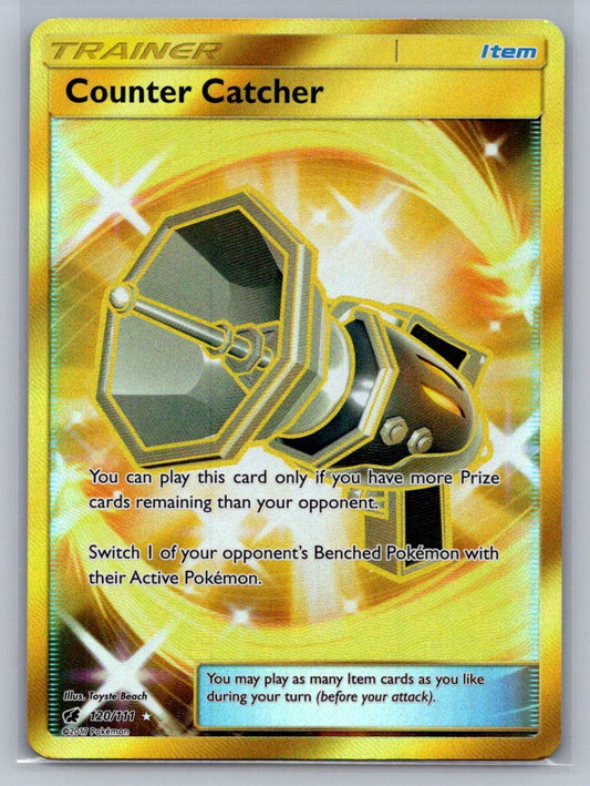 Counter Catcher (Secret) Holo Secret Rare 120/111 SM - Crimson Invasion NM