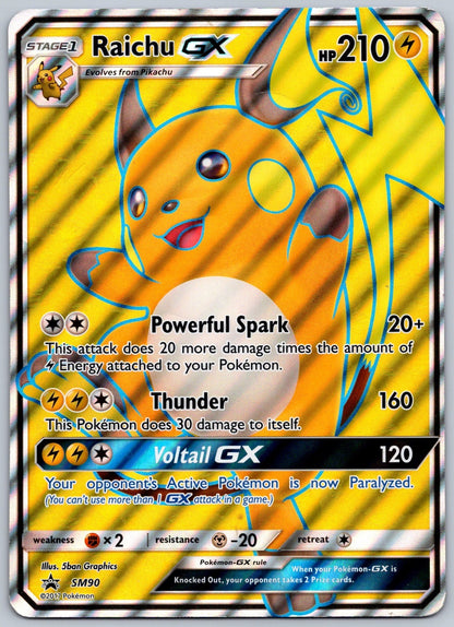 Raichu GX - Holo Promo SM90 Jumbo Cards LP