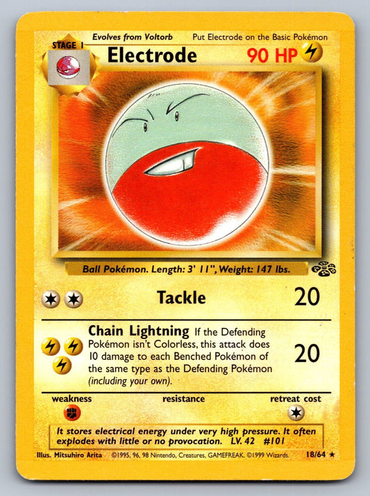 Electrode (18) Unlimited Rare 18/64 Jungle NM