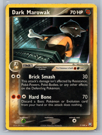 Dark Marowak - 7/109 (EX Team Rocket Returns) Rare 007/109 Deck Exclusives MP