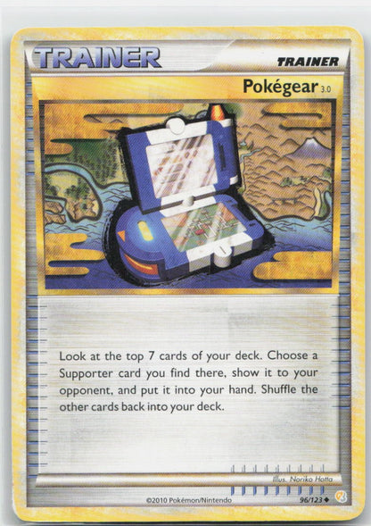 Pokegear 3.0 Uncommon 96/123 HeartGold SoulSilver LP