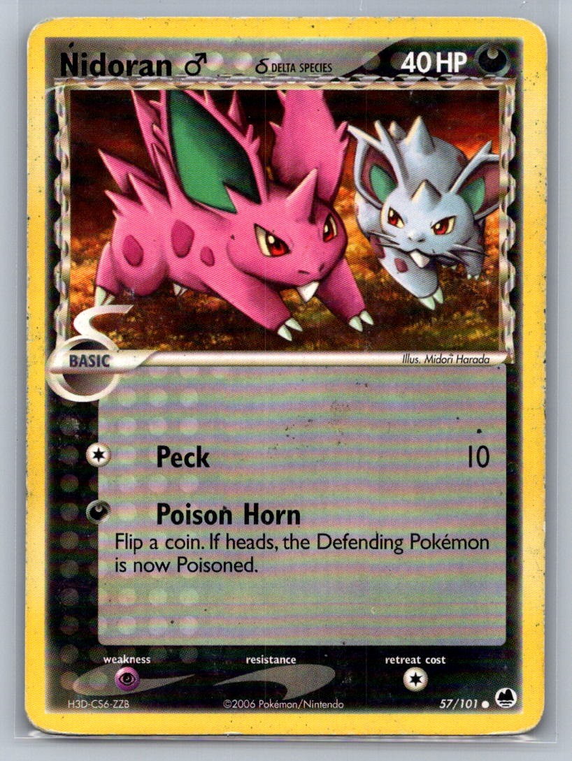 Nidoran M (Delta Species) Common 57/101 Dragon Frontiers MP