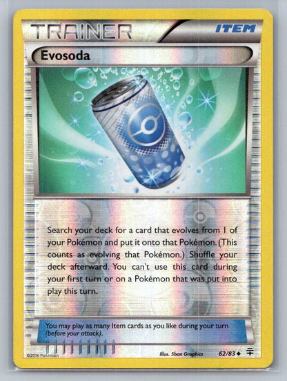 Evosoda Reverse Holo Uncommon 62/83 Generations LP