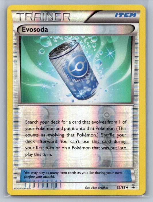 Evosoda Reverse Holo Uncommon 62/83 Generations LP