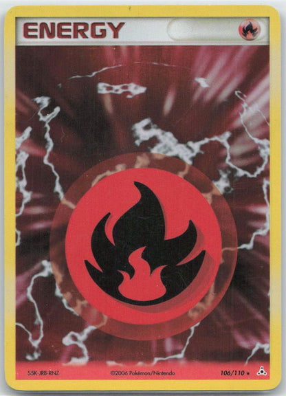 Fire Energy Holo Holo Rare 106/110 Holon Phantoms LP