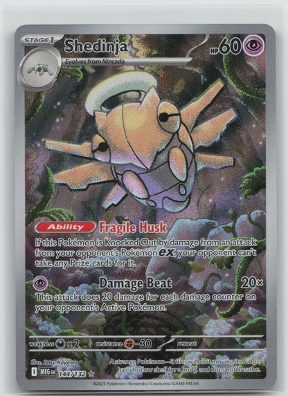 Shedinja - Holo Illustration Rare 144/132 ME01: Mega Evolution NM