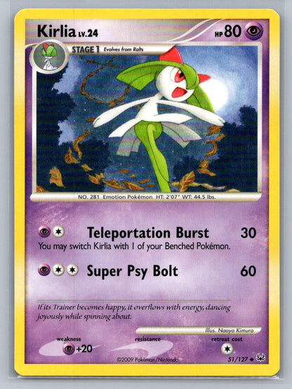 Kirlia Uncommon 51/127 Platinum LP