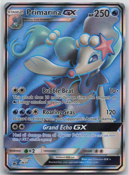 Primarina GX - Holo Promo SM39 SM Promos NM