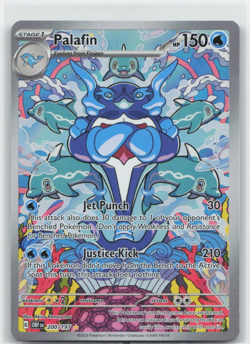 Palafin - Holo Illustration Rare 200/197 SV03: Obsidian Flames NM