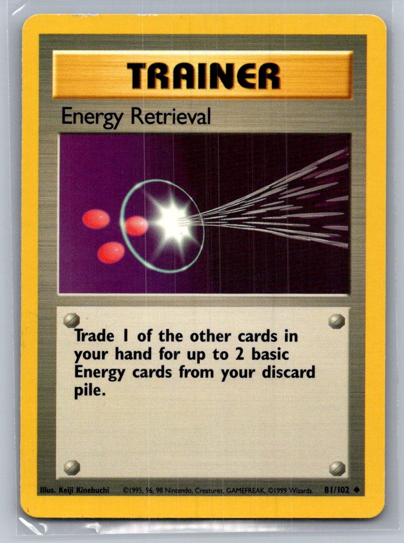 Energy Retrieval Uncommon 081/102 Base Set LP