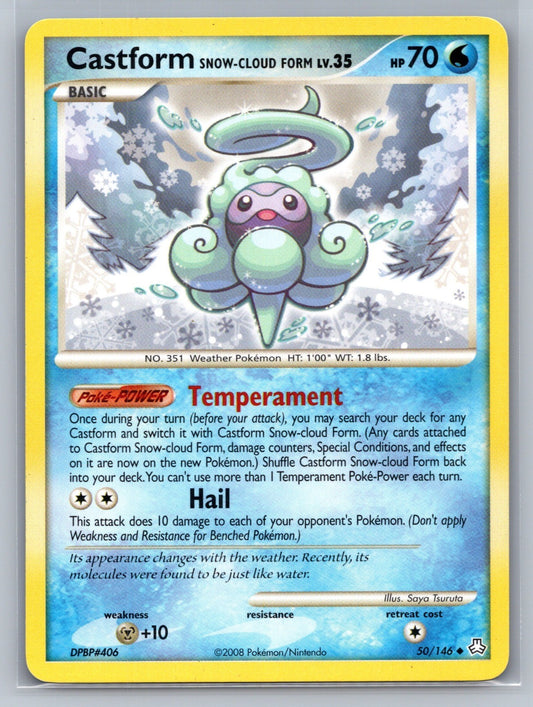 Castform Snow-Cloud Form Uncommon 50/146 Legends Awakened LP