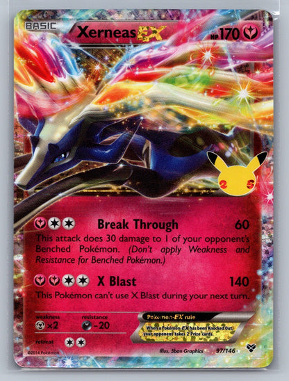 Xerneas EX Holo Classic Collection 97/146 Celebrations: Classic Collection NM