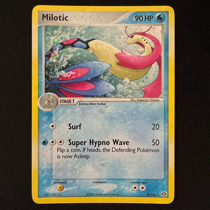 (HOLO) Milotic - 8/106 - Pokemon EX Emerald Card LP