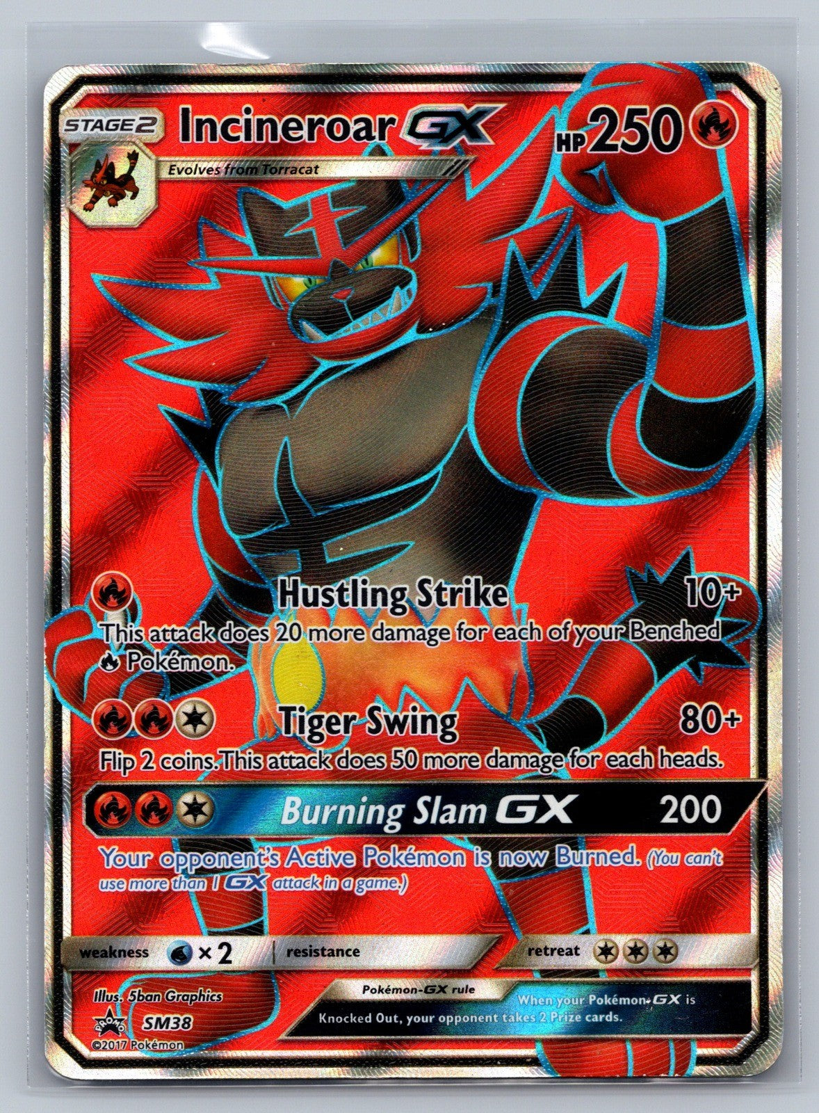 Incineroar GX - Holo Promo SM38 SM Promos LP